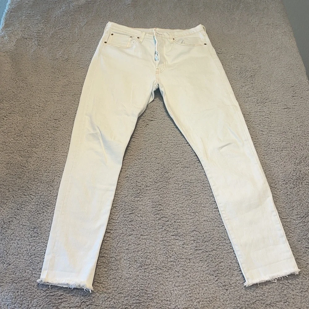 Levi's 501 straight leg denim light wash size 31
